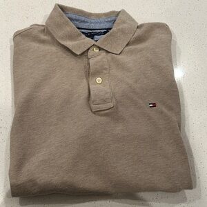 Tommy Hilfiger Men's Beige Polo Shirt